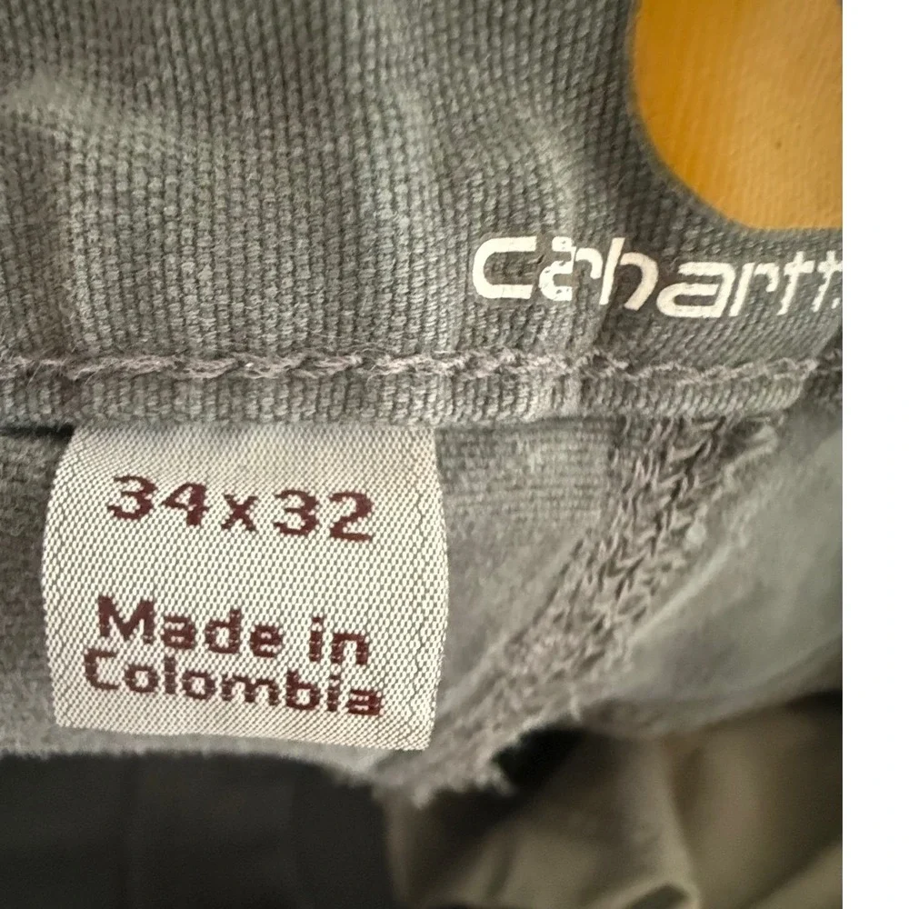Carhartt‎ Men's Gravel Relaxed Fit Rugged Flex Stretch Canvas Work Pants 34x32
